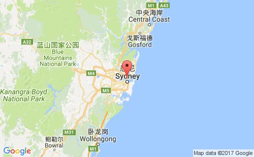 加拿大海运港口北锡德尼north sydney港口地图