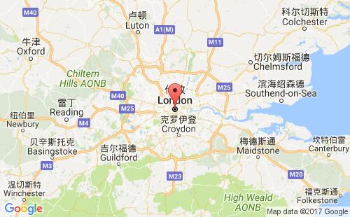 英国港口伦敦london港口地图