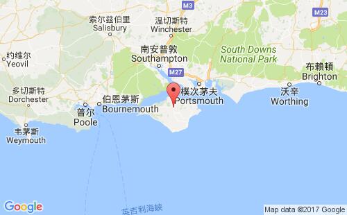 英国港口纽波特newport(i.o.w.)港口地图