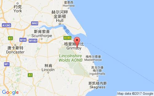 英国港口特奈特米纳尔tetney terminal港口地图