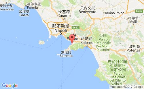 意大利港口斯塔比亚海堡castellammare di stabia港口地图