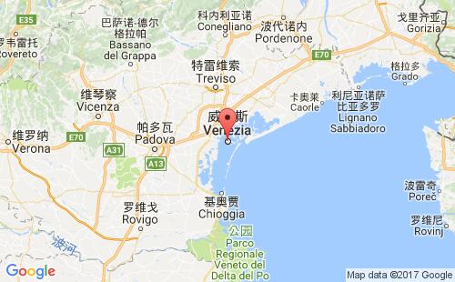 意大利港口威尼斯venice港口地图